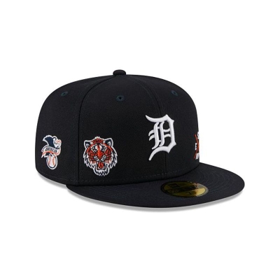 Detroit Tigers Gorra | New Era MLB Multi 59fifty Fitted Cap Mexico - Azules